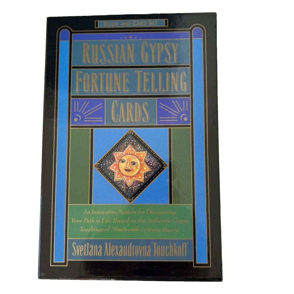 Russian Gypsy Fortune Telling Cards & Book by Svetlana Touchkoff in English